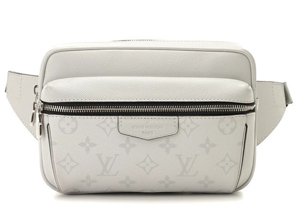 LOUIS VUITTON Bumbag Outdoor Waist Bag Taigarama Antarctica White